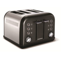 Morphy Richards Accents 4-Slice Toaster –  Black
